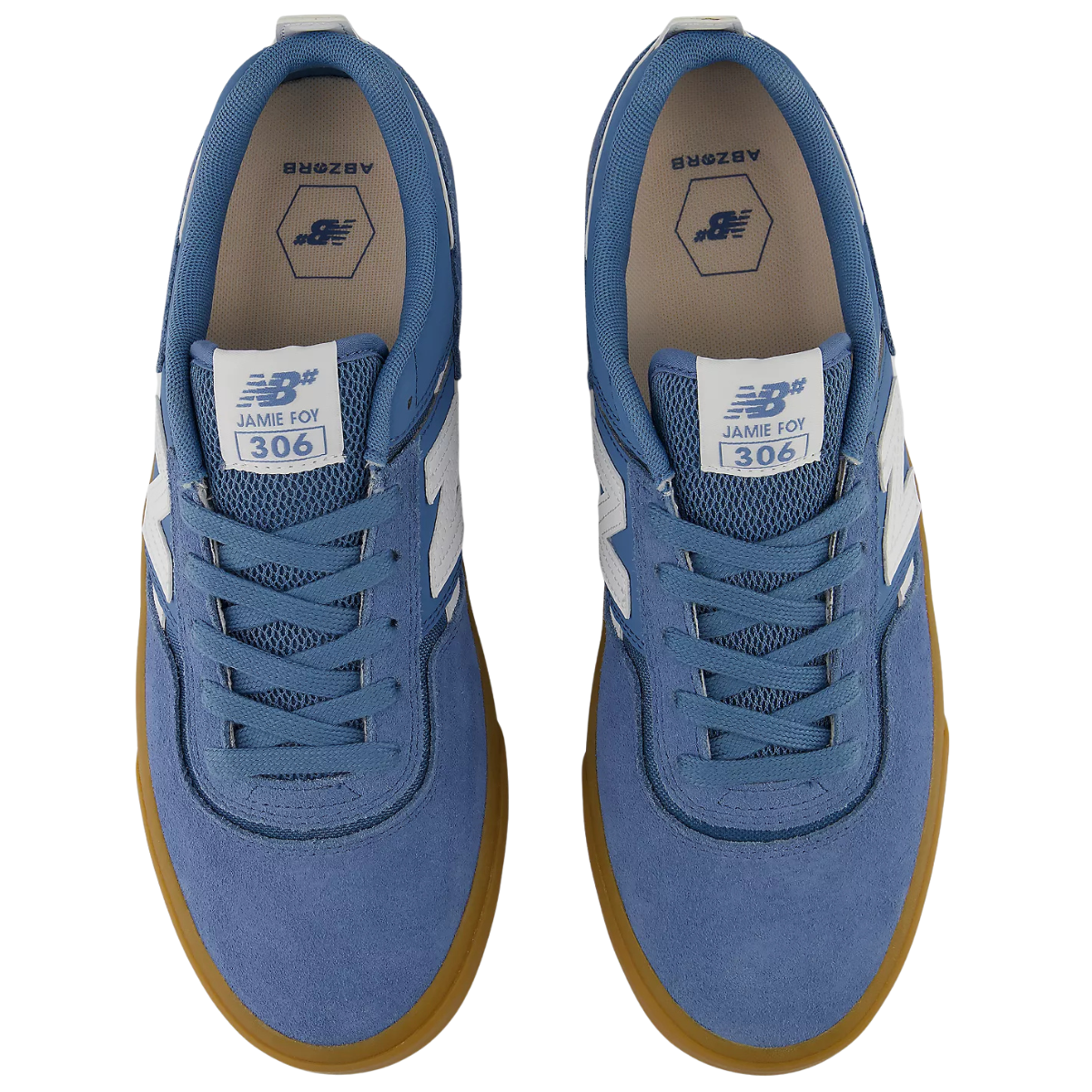New Balance Numeric 306 Jamie Foy Heron Blue / White Skate Shoes