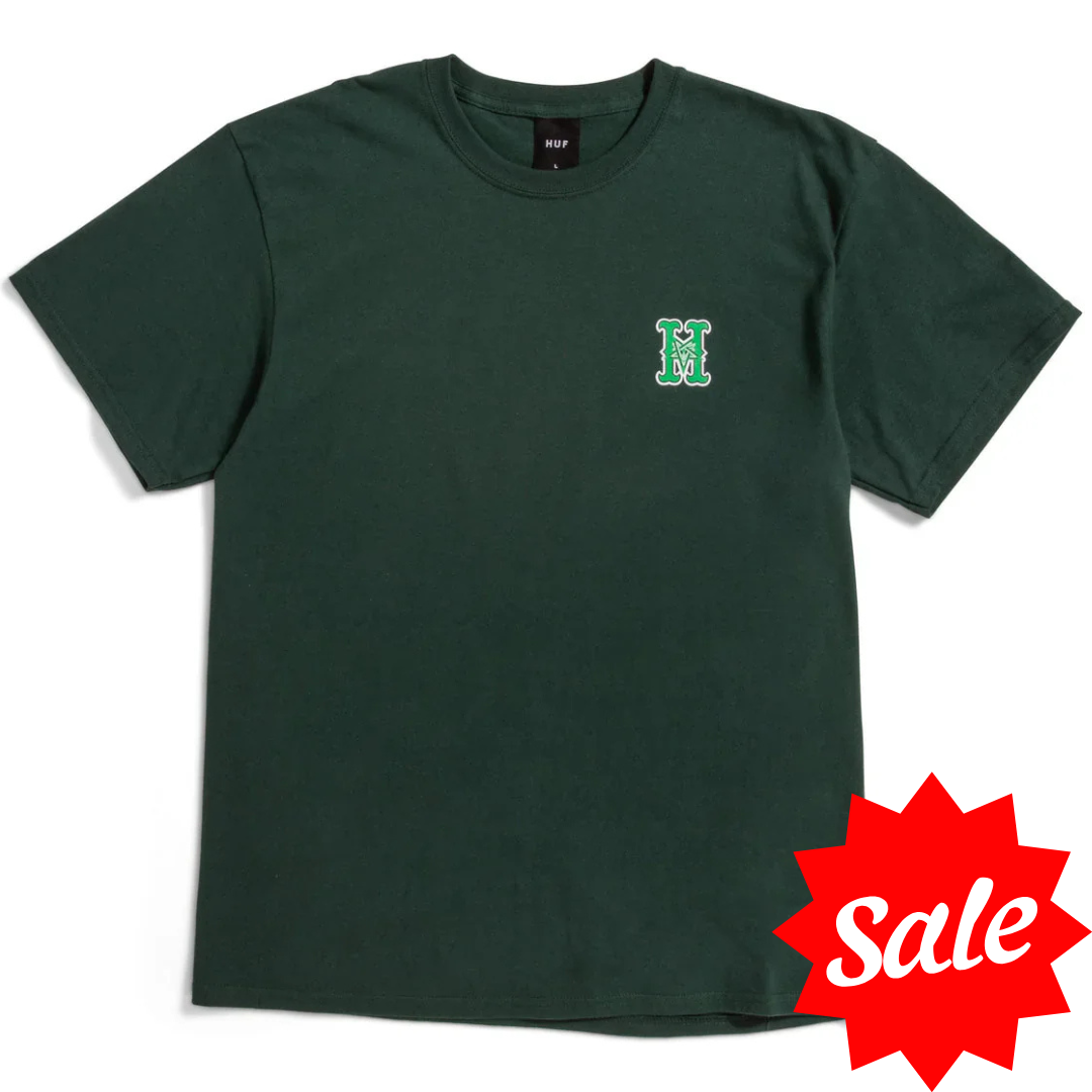Huf x Thrasher Magazine High Point T-Shirt - Forest Green
