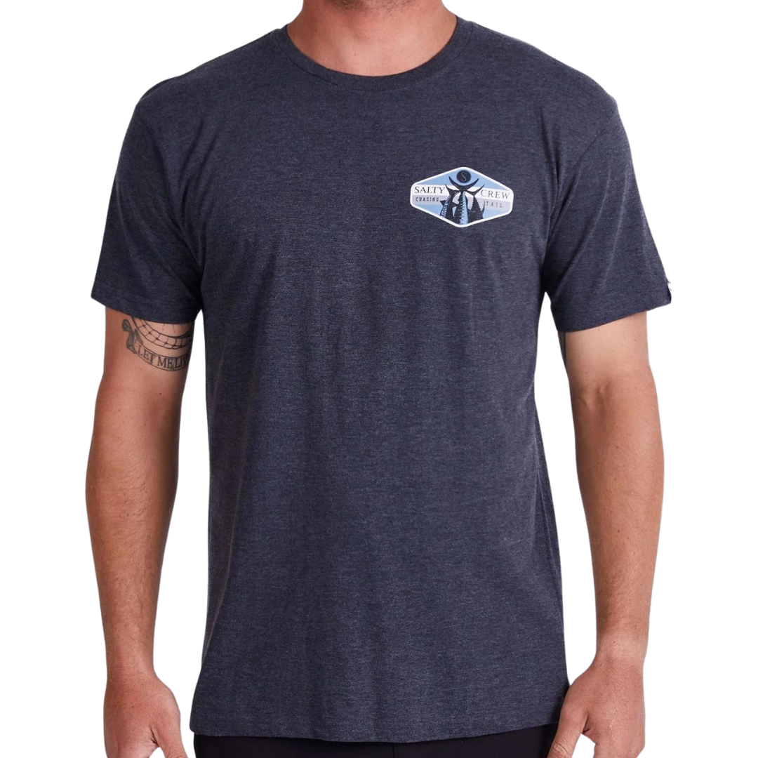 Salty Crew Hightail Premium Short Sleeve T-Shirt - Charcoal Heather