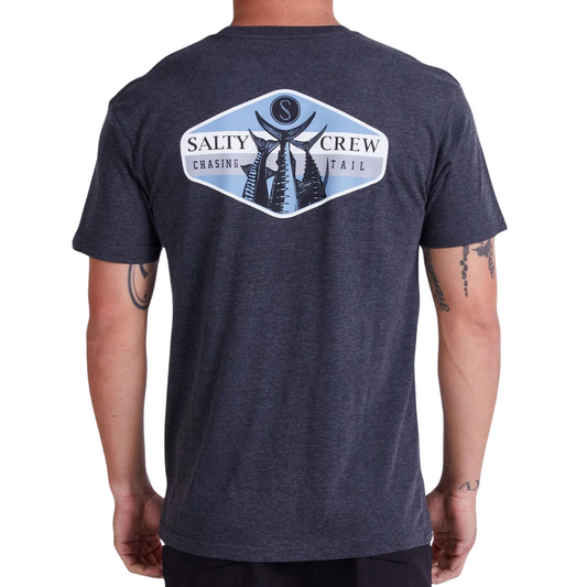 Salty Crew Hightail Premium Short Sleeve T-Shirt - Charcoal Heather