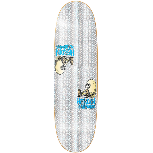 9.25" Heroin Skateboards Symmetrical Holo Egg Deck