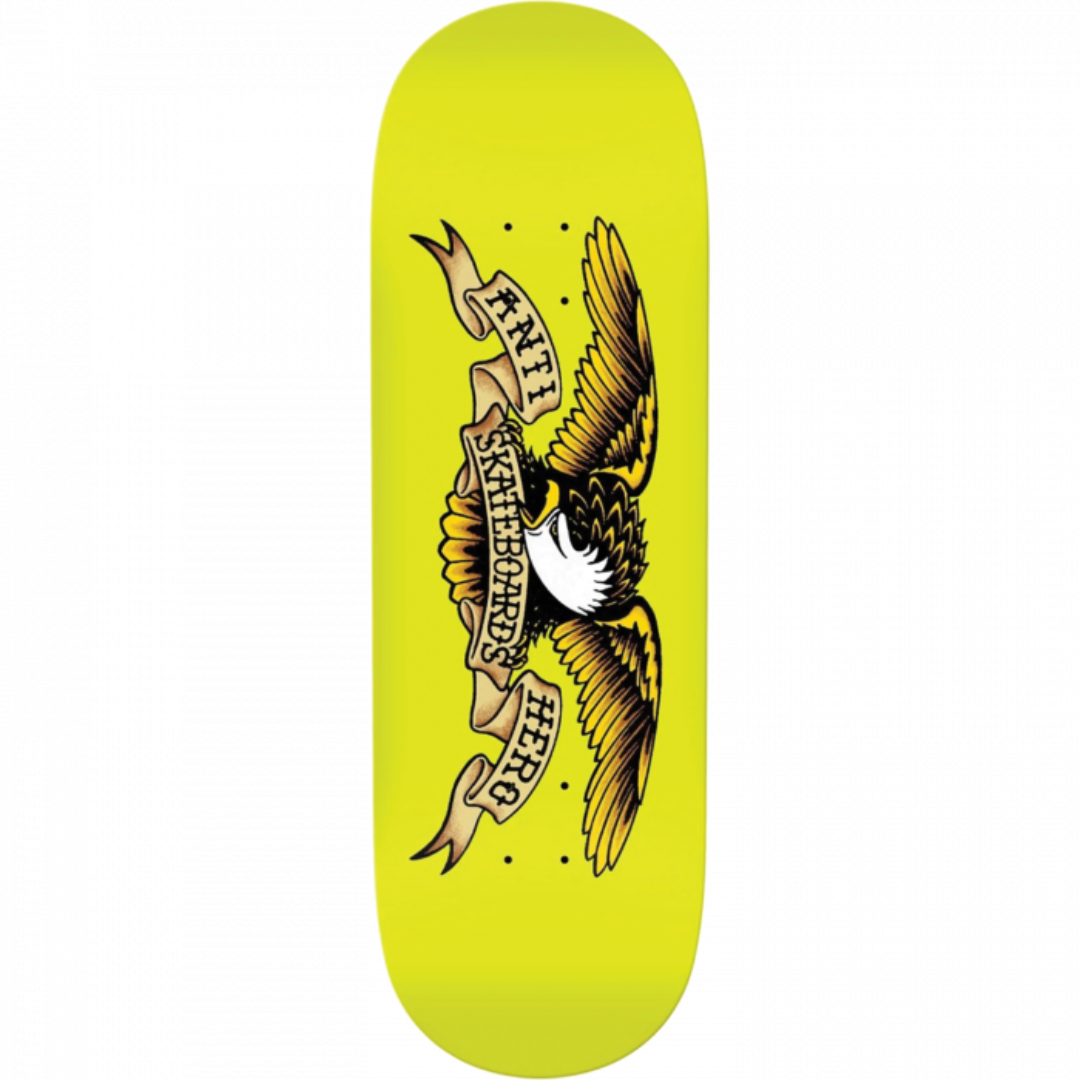 10.0" Anti-Hero Horse Pill Shaped Eagle Deck - Yellow