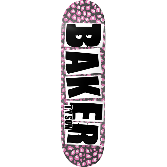 8.25" Baker Tyson Peterson Brand Logo Hot Cheetah Skateboard Deck