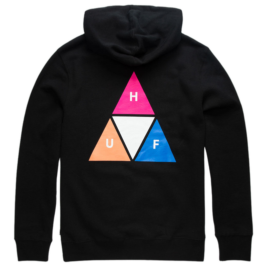 Huf Prism Pull Over Hoodie - Black