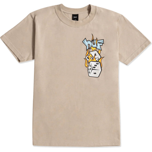 Huf Dicey Short Sleeve T-Shirt - Clay