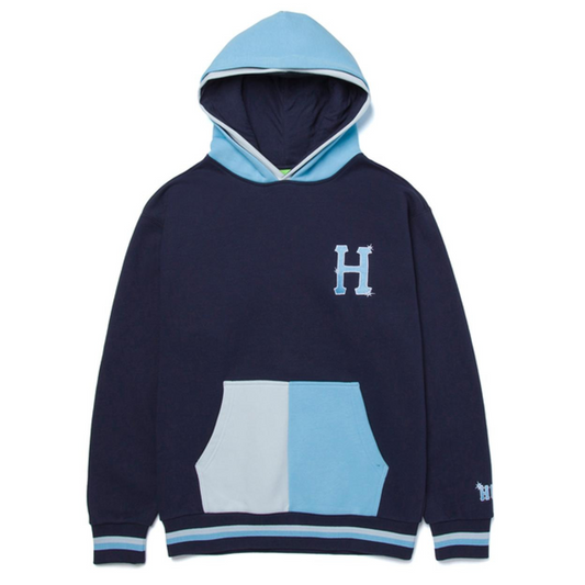 Huf Sideline Pull Over Hoodie - Indigo Blue