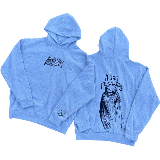 Hurt Feelings Reaper Hoodie - Grey