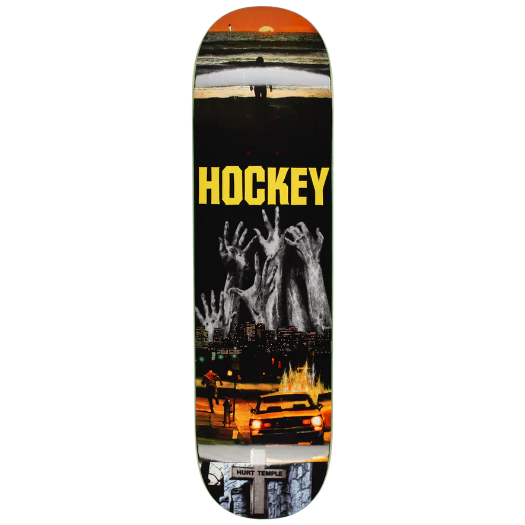 8.38" Hockey Andrew Allen Hurt Temple Skateboard Deck