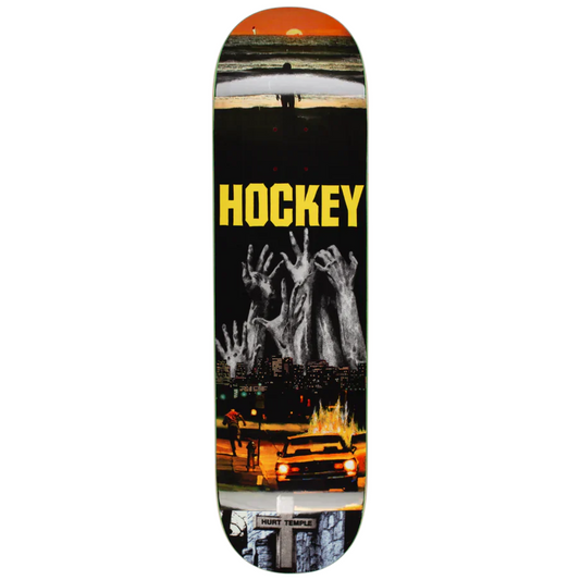 8.38" Hockey Andrew Allen Hurt Temple Skateboard Deck