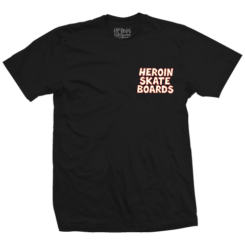 Heroin Skateboards Stingee Thingee T-Shirt - Black