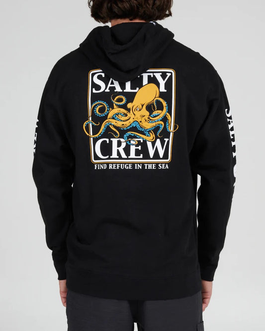 Salty Crew Ink Slinger Black Fleece Hoodie