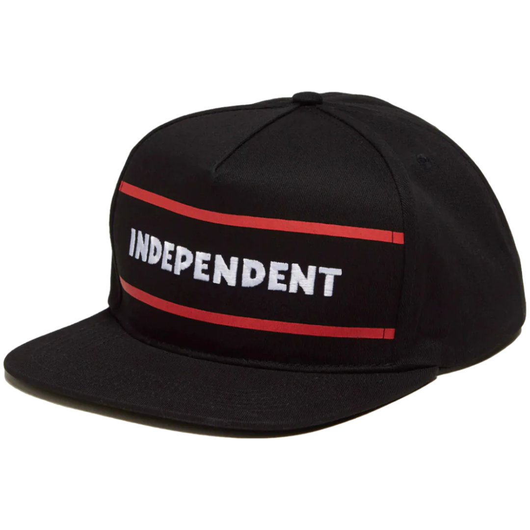 Independent Trucks ITC Streak Snapback Hat - Black