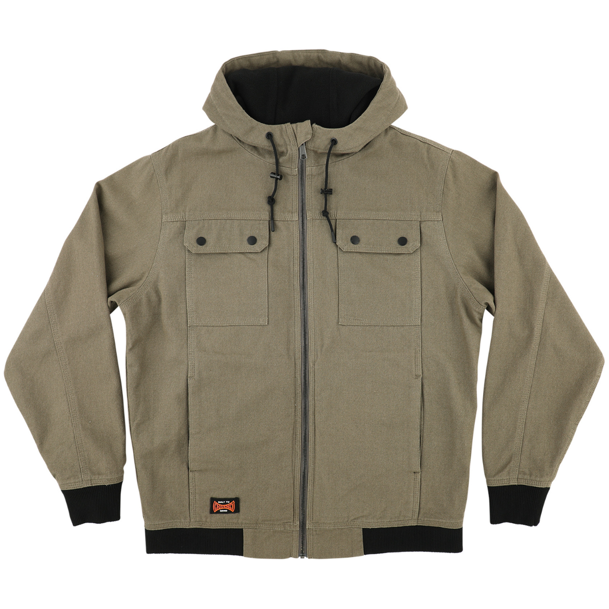 Independent Trucks Built To Grind Work Long Sleeve Jacket - Moss