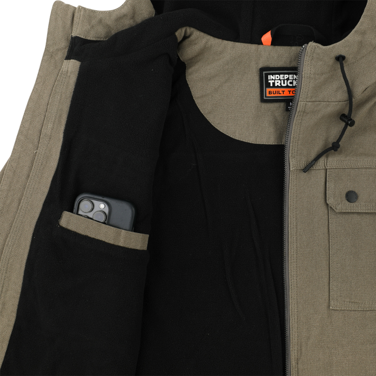 Independent Trucks Built To Grind Work Long Sleeve Jacket - Moss