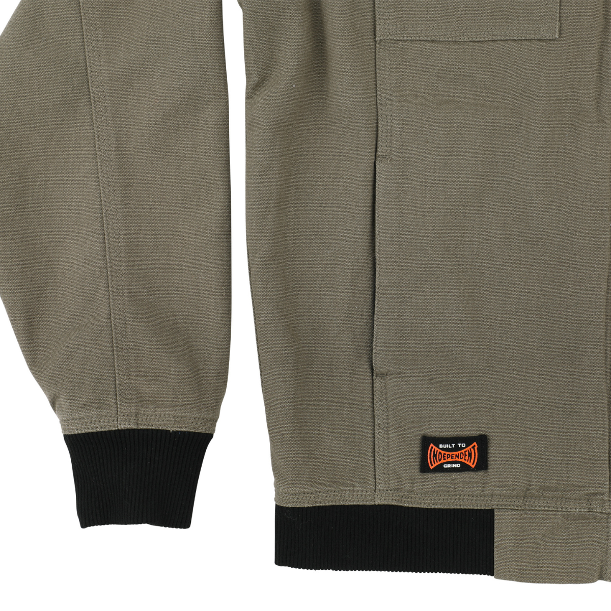 Independent Trucks Built To Grind Work Long Sleeve Jacket - Moss