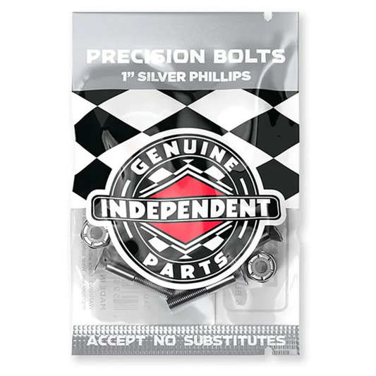 Independent Trucks Genuine Parts Hardware 1" Phillips Black / Silver