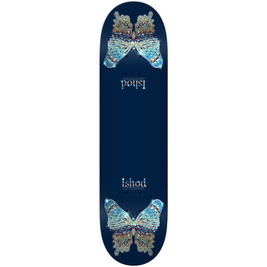 8.25" Real Ishod Wair Mariposa Chrome Redux Twin Tail Skateboard Deck