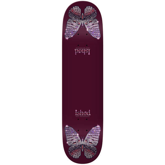 8.0" Real Ishod Wair Mariposa Chrome Redux Twin Tail Skateboard Deck