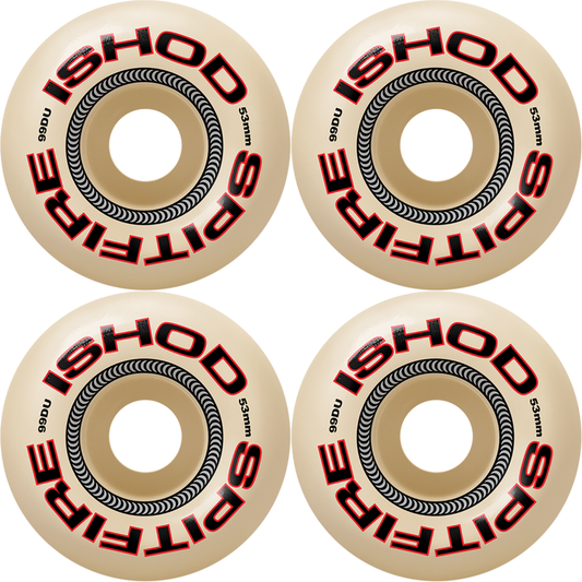 53mm Spitfire F4 Formula Four Ishod Wair Lock In Classic Wheels 99a