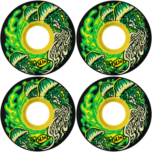 54.5mm Slime Balls Jelly Fish Mini OG Slime Wheels 78a - Black