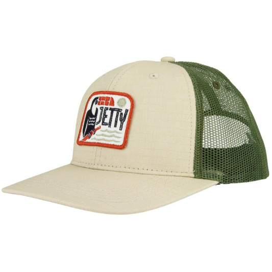 Jetty Toucan Snapback Hat - Sage Green