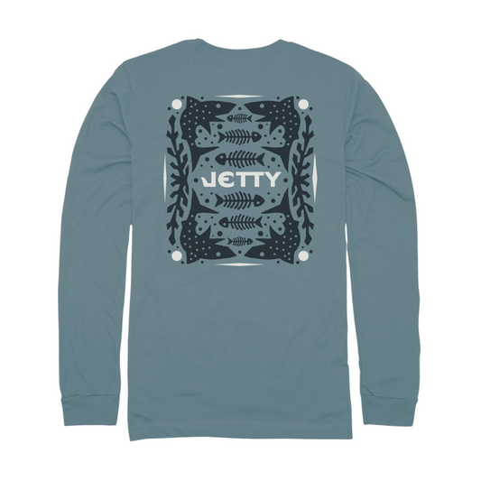 Jetty Chaser Long Sleeve T-Shirt - Blue