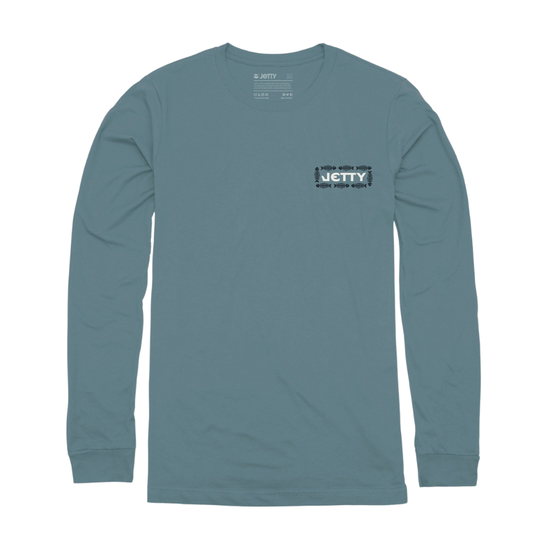 Jetty Chaser Long Sleeve T-Shirt - Blue