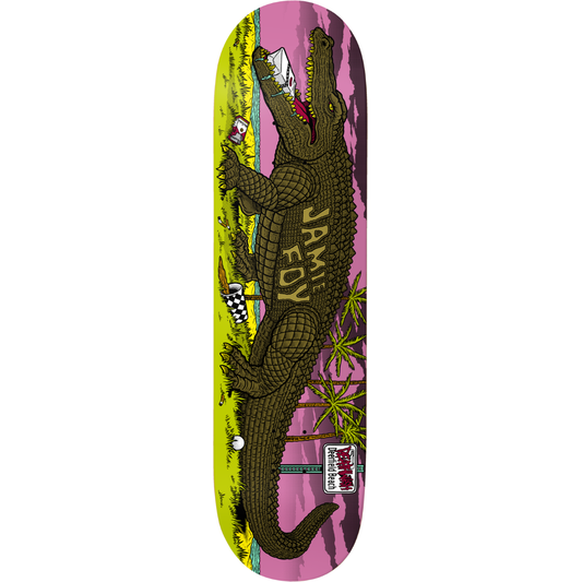 8.25" Deathwish Jamie Foy Deerfield Mascot Skateboard Deck