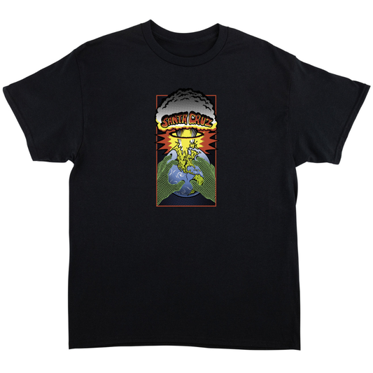 Santa Cruz Skateboards Kendall End Of The World T-Shirt - Black