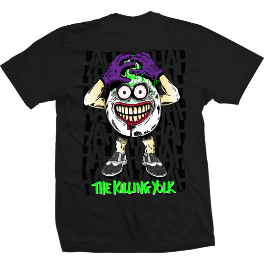 Heroin Skateboard Killing Yolk T-Shirt - Black