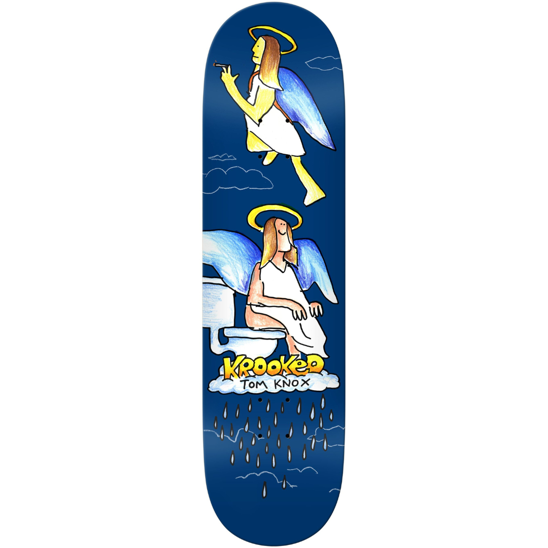 8.5" Krooked Tom Knox Angel Mini Series Skateboard Deck