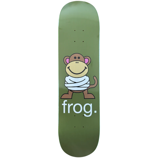 8.42" Frog Krazy Monk Frankie Decker Skateboard Deck