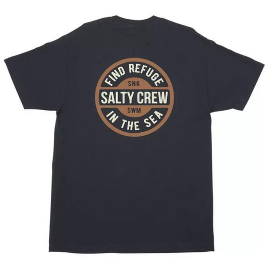 Salty Crew Landing T-Shirt - Navy Blue