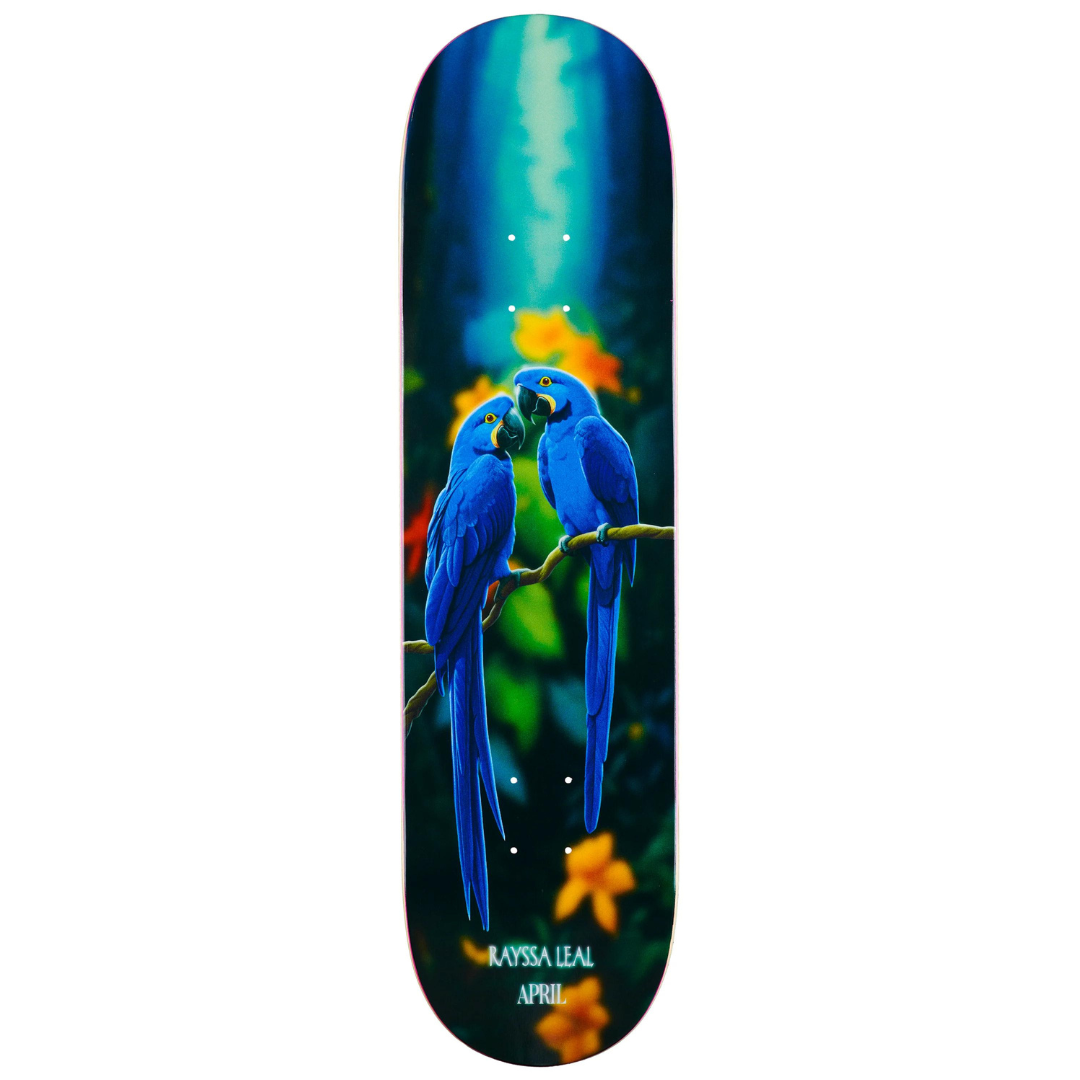 8.25" April Skateboards Rayssa Leal Blue Macaw Deck