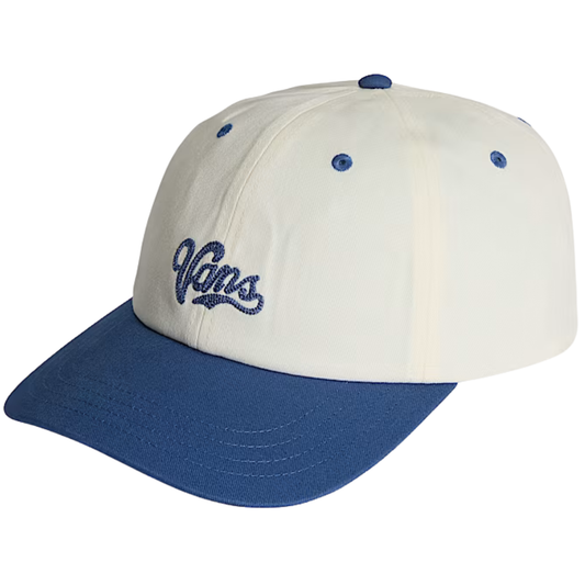 Vans Skate Lefty Script Curved Bill Jockey Hat - True Navy