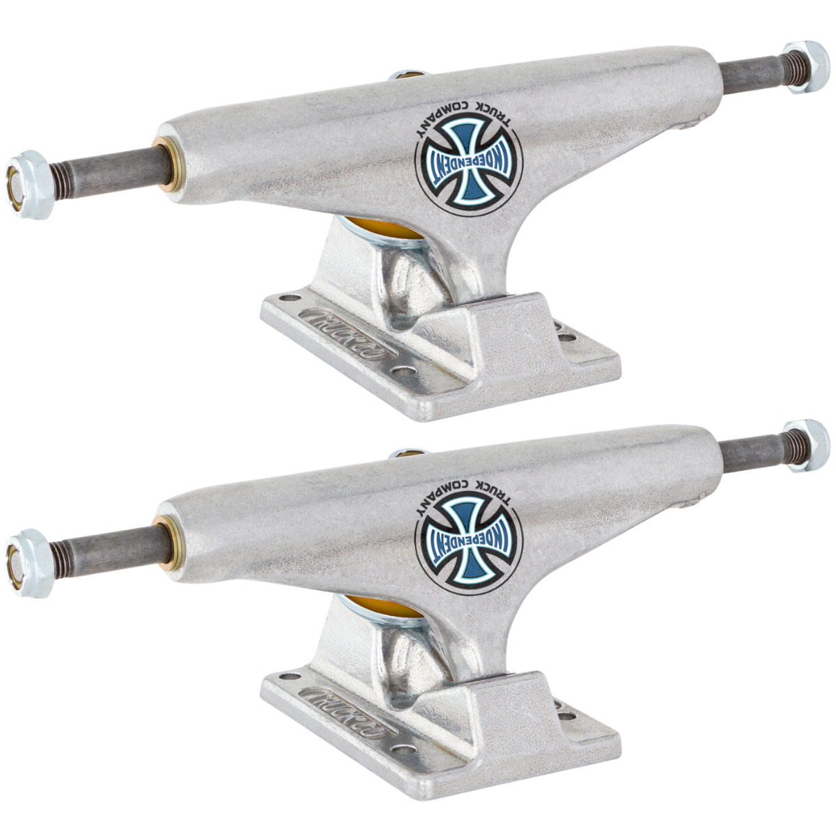144 Stage 11 Independent Legacy Truck Co Polished Silver Standard Skateboard Trucks (8.25")