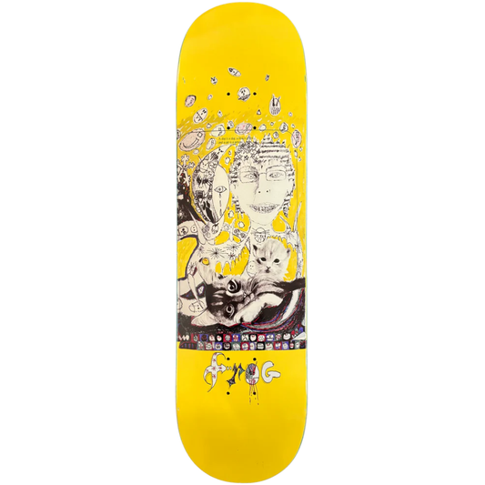 8.25" Frog Leif Skateboard Deck - Yellow