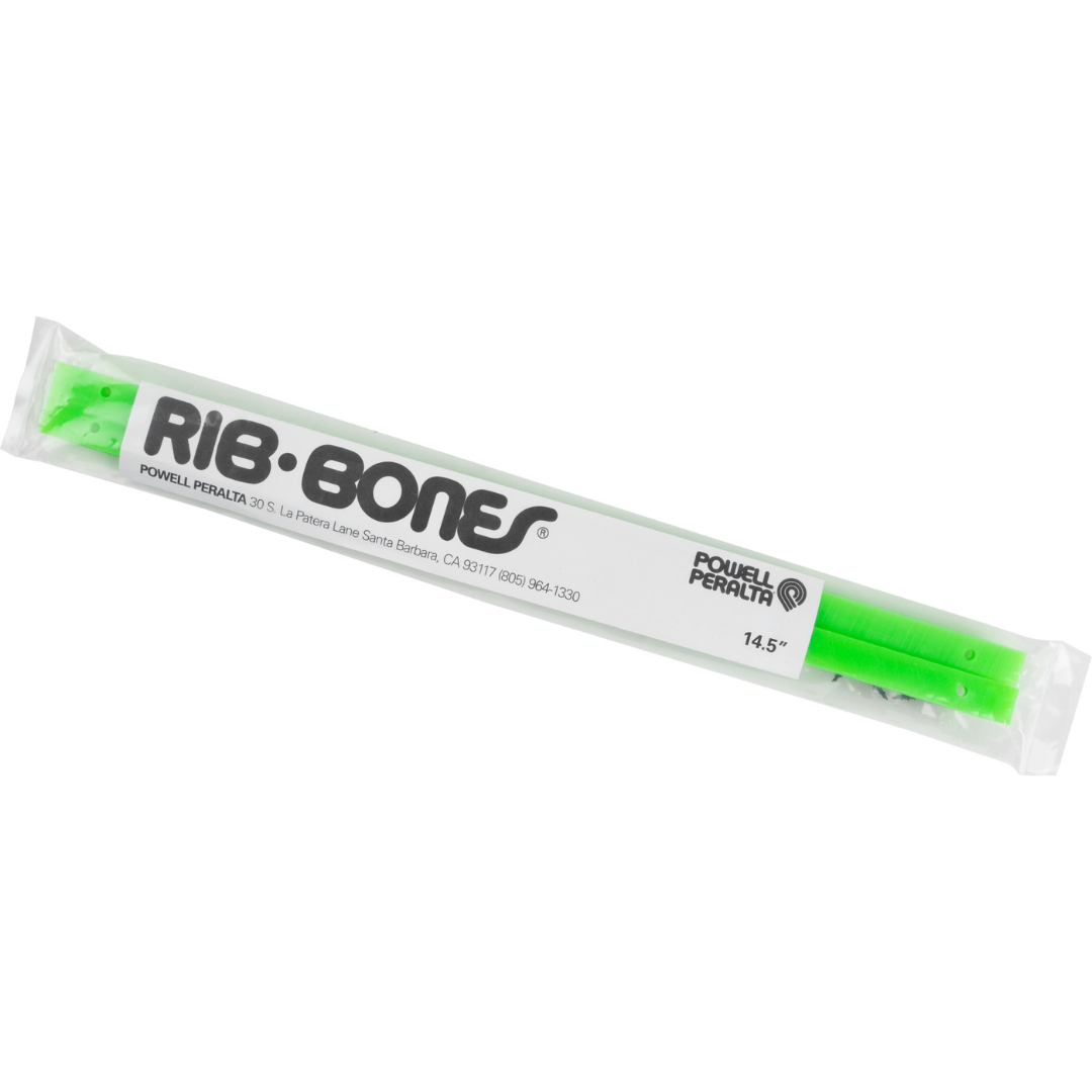 Powell Peralta 14.5" Rib Bones Skateboard Rails - Lime Green