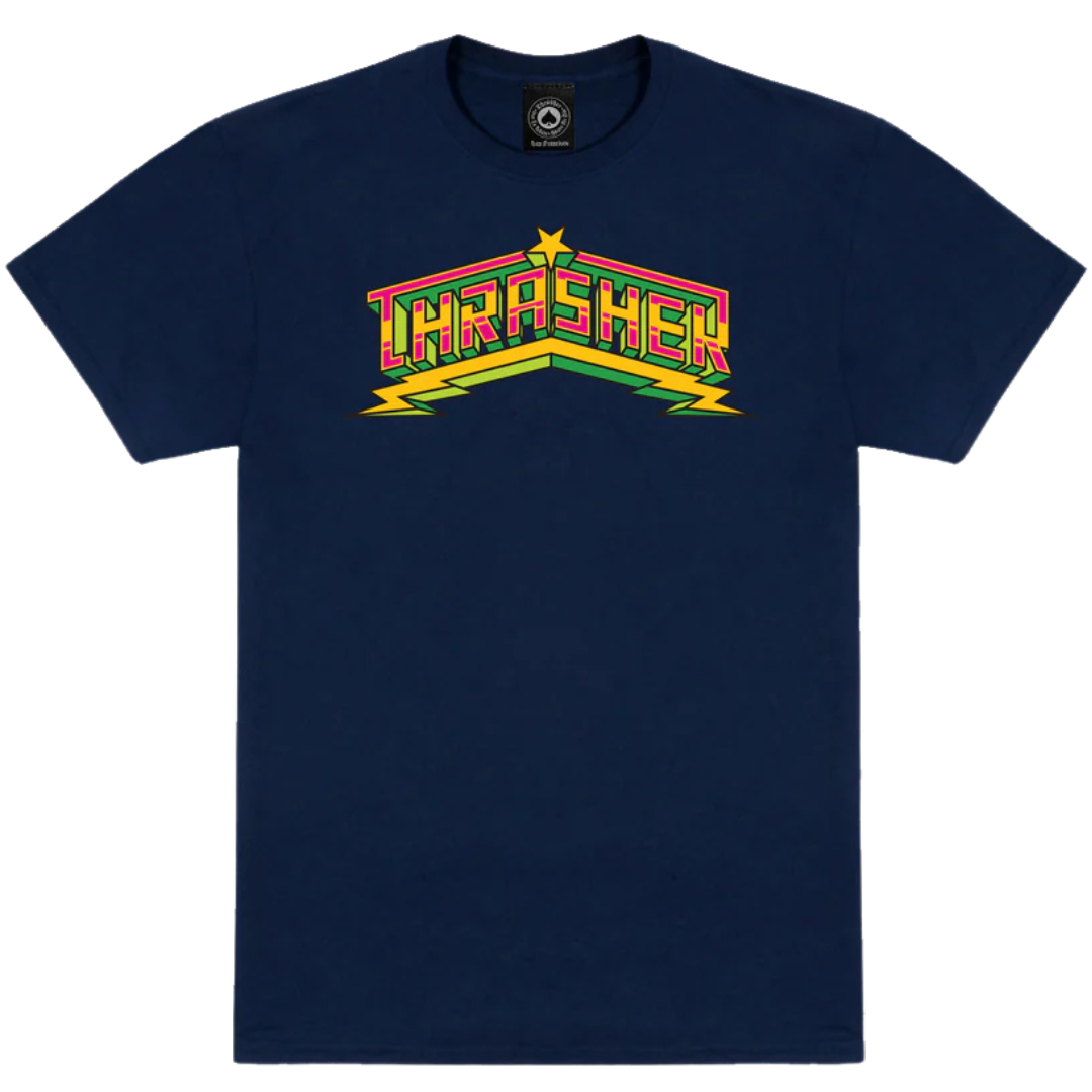 Thrasher Magazine Luchadora T-Shirt - Navy