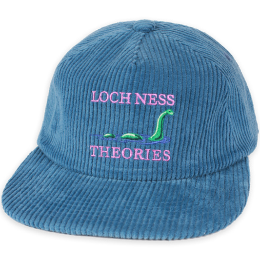 Theories Loch Ness Corduroy Snapback Hat - Steel Blue