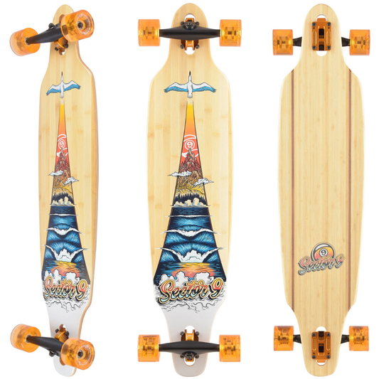 41.125" Sector 9 Lookout Take Off Longboard Complete