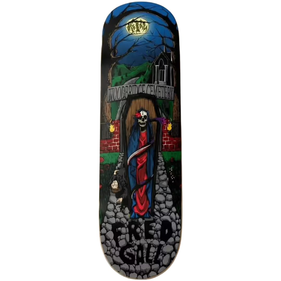 8.25" Metal Fred Gall Lulu Lorch Skateboard Deck