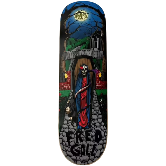 8.5" Metal Fred Gall Lulu Lorch Skateboard Deck