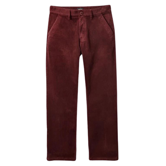 Brixton Choice Chino Pants - Mahogany Cord