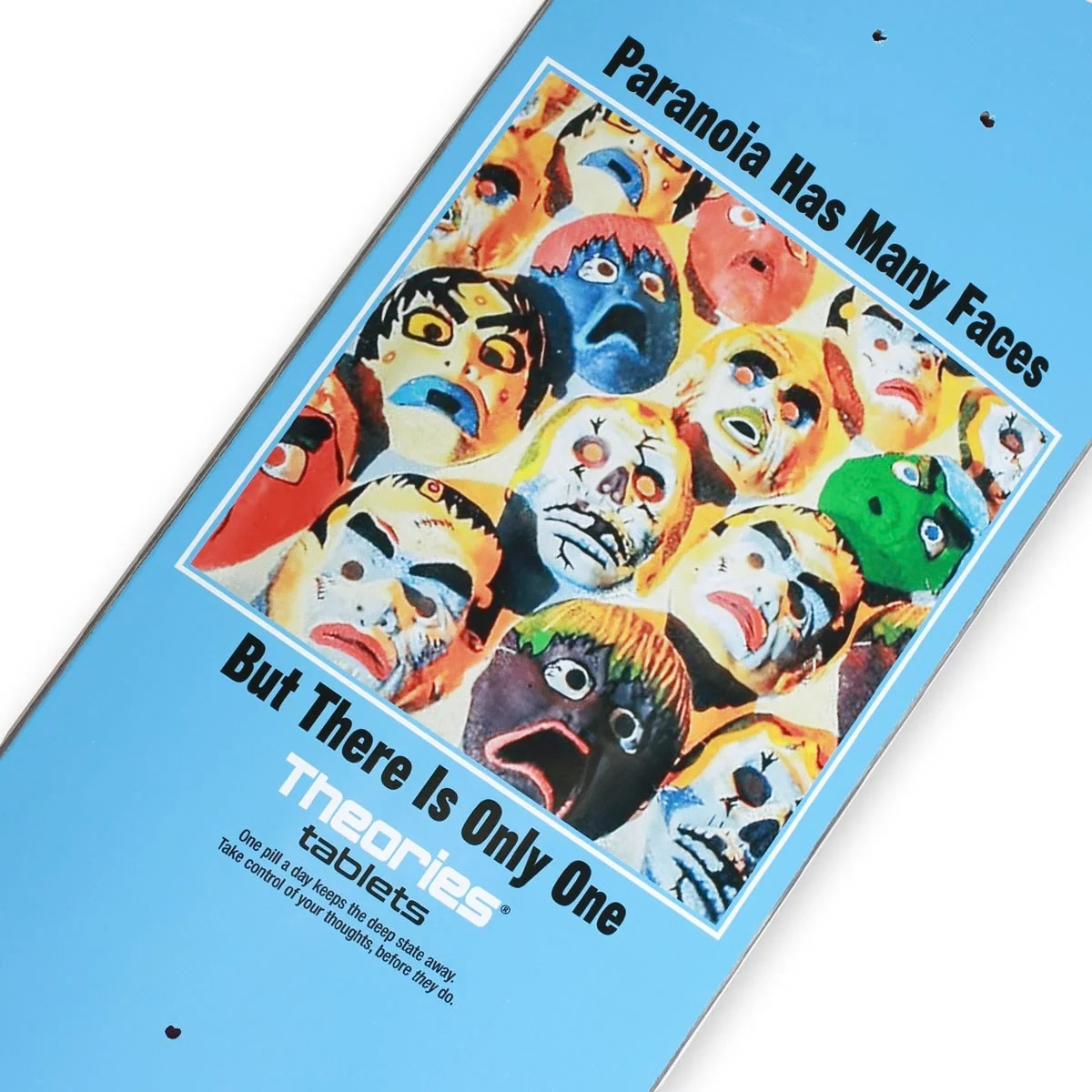 8.25" Theories Paranoia Skateboard Deck