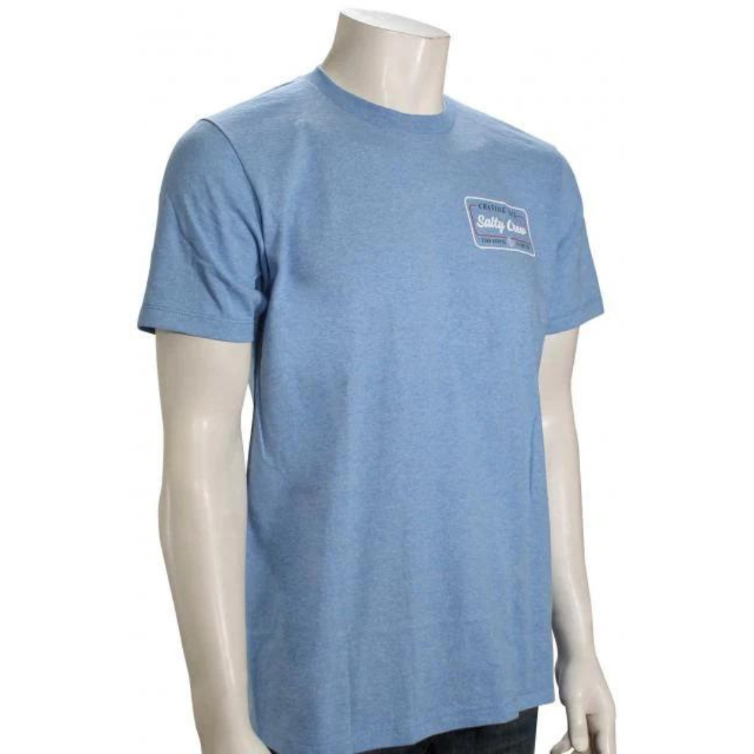 Salty Crew Marina Standard T-Shirt - Light Blue Heather