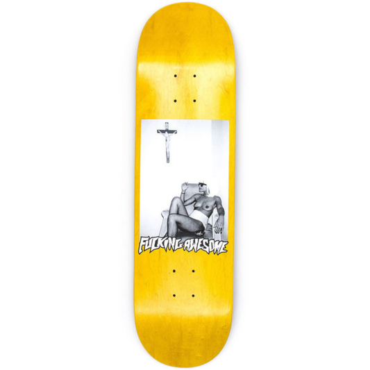 8.5" Fucking Awesome Mary 2026 Skateboard Deck Assorted Stains - Shape 2