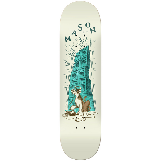8.28" Real Mason Silva Record Scratch Skateboard Deck