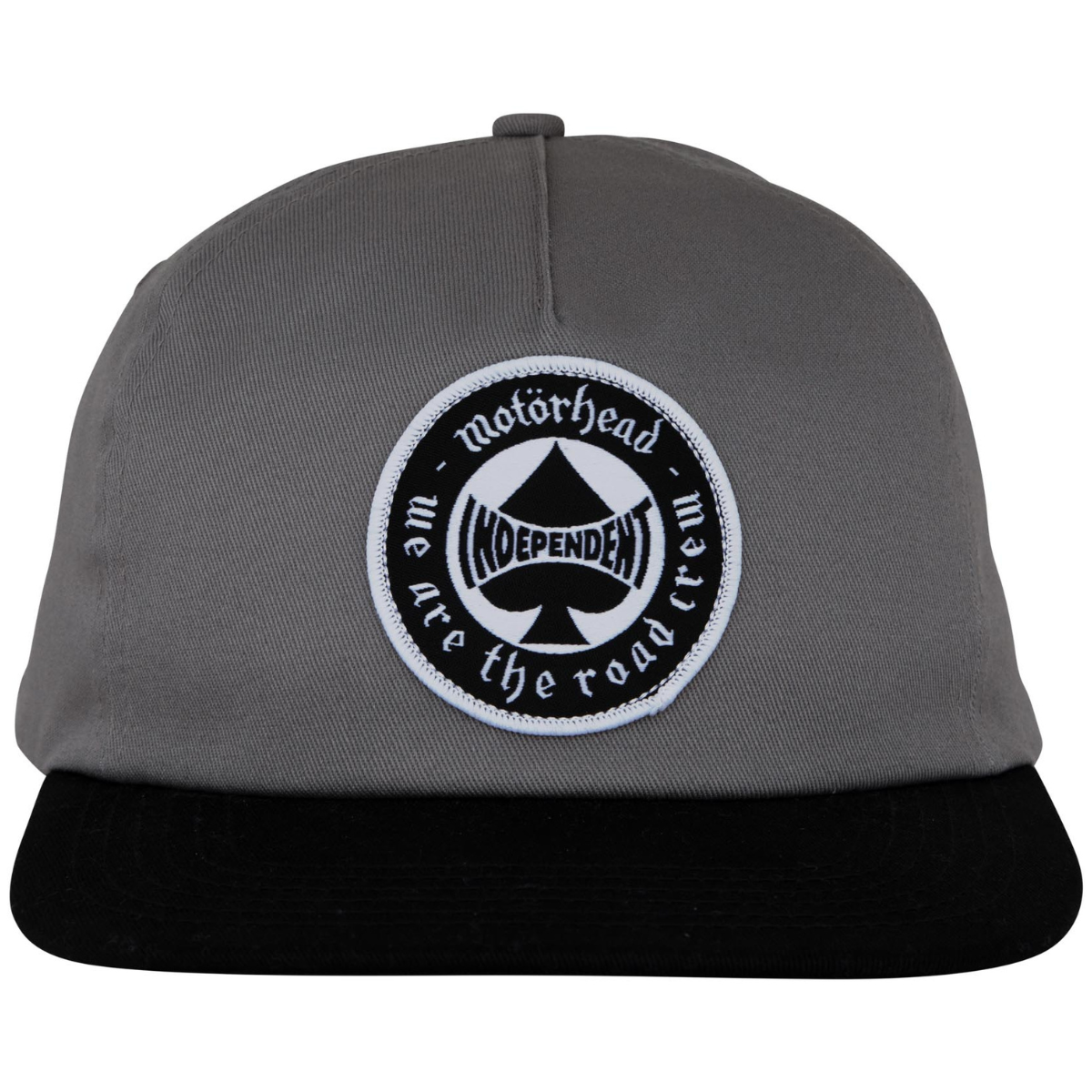 Independent Trucks x Motörhead Spade Snapback Hat - Charcoal / Black