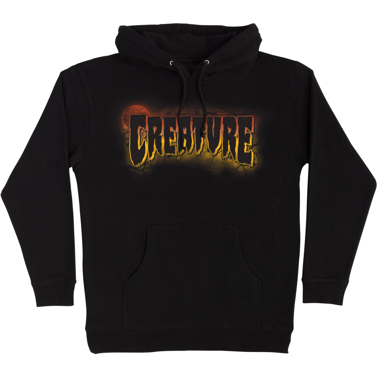 Creature Skateboards Midnight Logo Pullover Hoodie - Black
